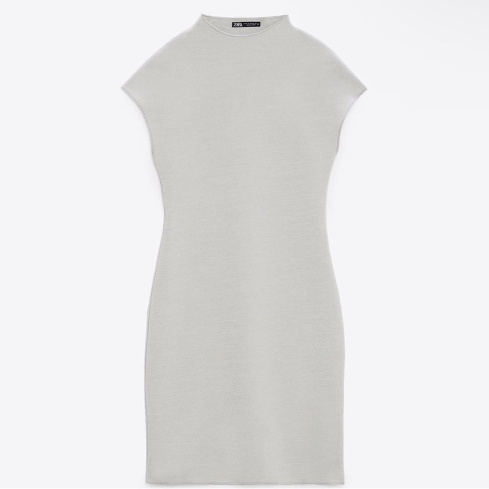 Zara Stretch Knit Dress NWT Medium - Picture 2 of 6